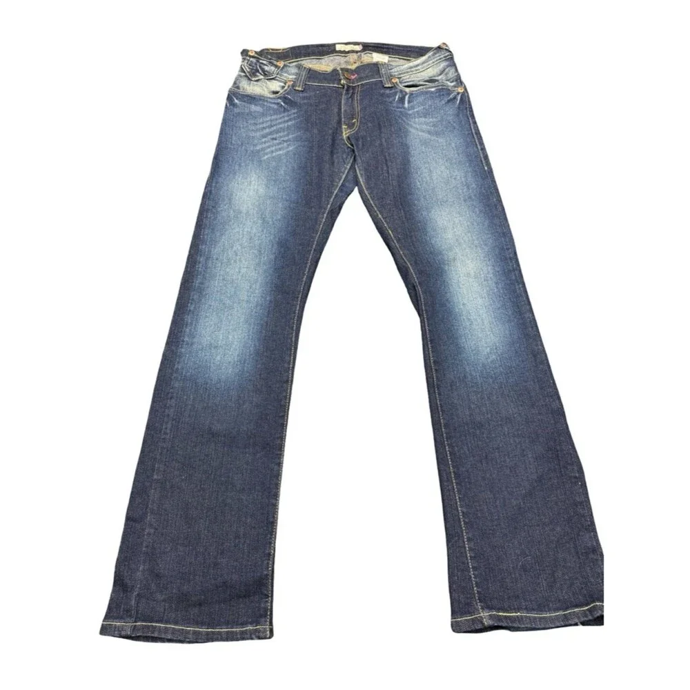 Levi's Y2K Low Rise Bootcut Jeans Women's Juniors 11 Dark Wash Denim EUC